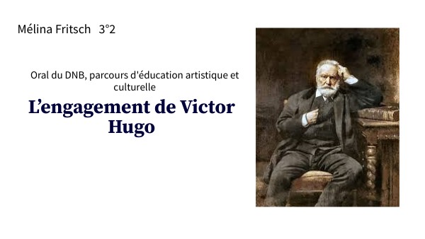 Oral DNB - Victor Hugo | Genially