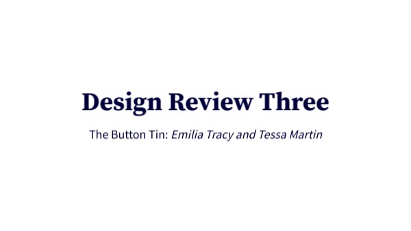 Design Review Three | Genially