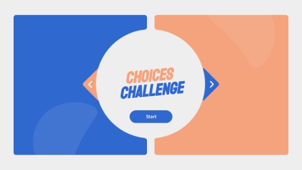 Choice Challenge | Genially
