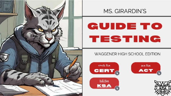 Ms. G's Guide to Testing | Genially