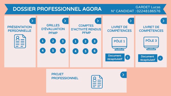 GARDET Lucas - DOSSIER PROFESSIONNEL AGORA