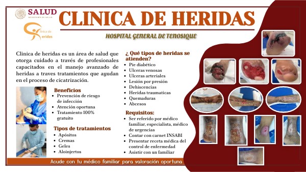 LONA CLINICA DE HERIDAS