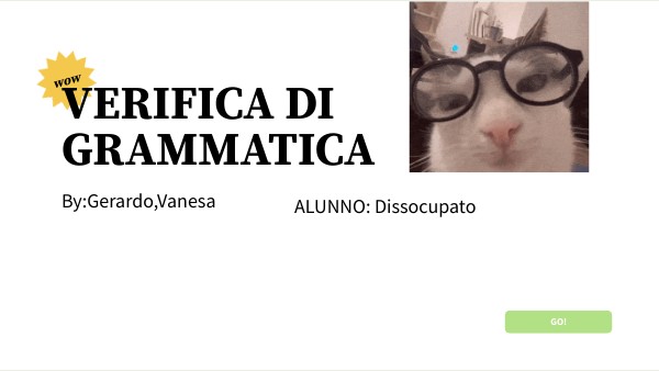 Verifica Di Grammatica Prima Liceo Scientifico Con Soluzioni Verifica di grammatica | Genially