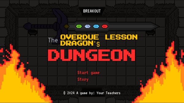 Over-Due Lesson Dragon's Dungeon Breakout | Genially