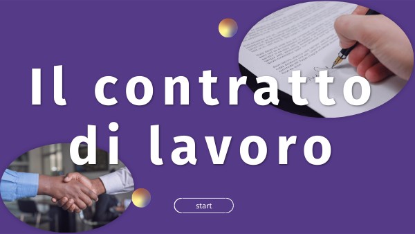 IL CONTRATTO DI LAVORO