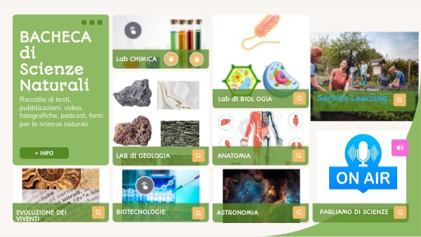 Lab di scienze: Repository | Genially