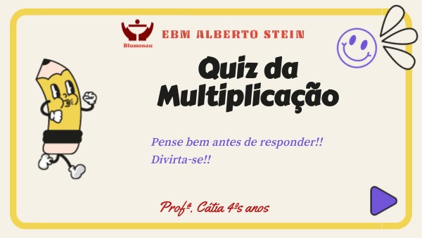 Quiz da Multiplicação