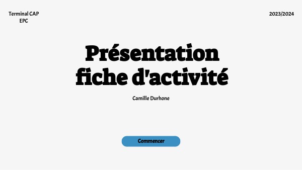 Présentation interactive basique