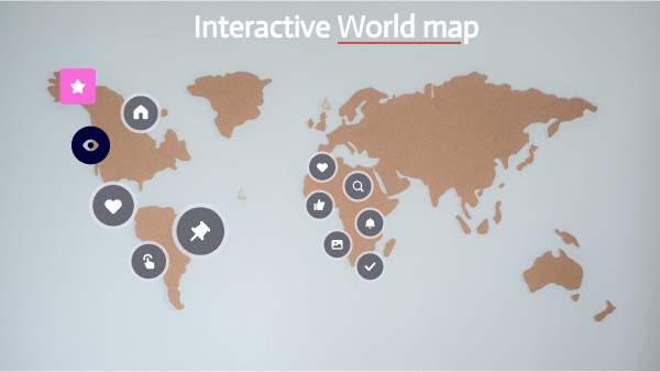 Interactive world map | Genially
