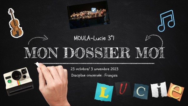 Copie - Mon dossier moi | Genially