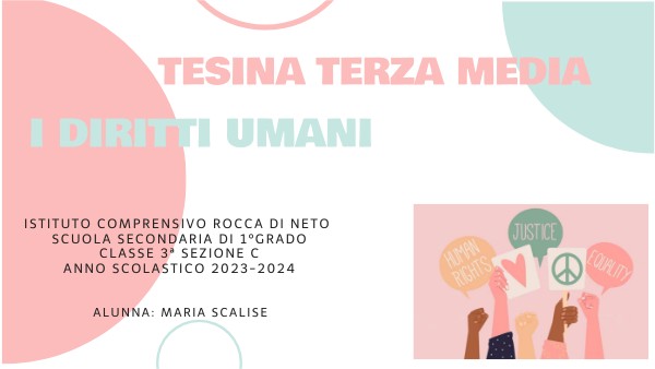 Tesina: Diritti umani | Genially
