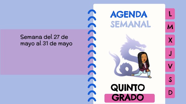 Semana del 27 de mayo al 31 de mayo | Genially