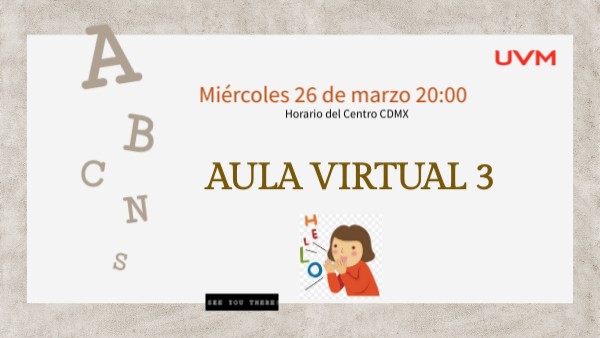 Aula Virtual 3 - LING | Genially