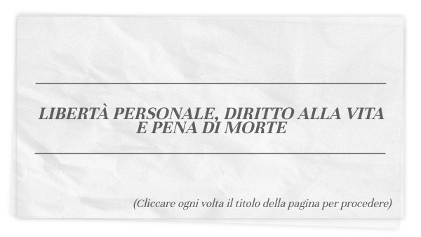 PENA DI MORTE