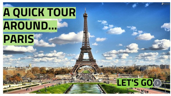 Copia - A QUICK TOUR AROUND... PARIS | Genially