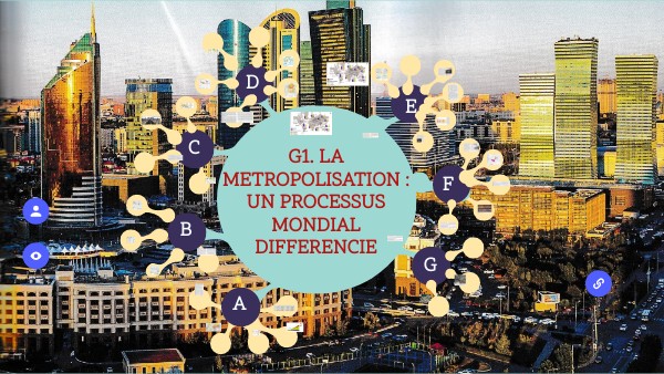 G1. La métropolisation : un processus mondial différencié