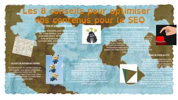Les 8 conseils pour optimiser vos contenus pour le SEO