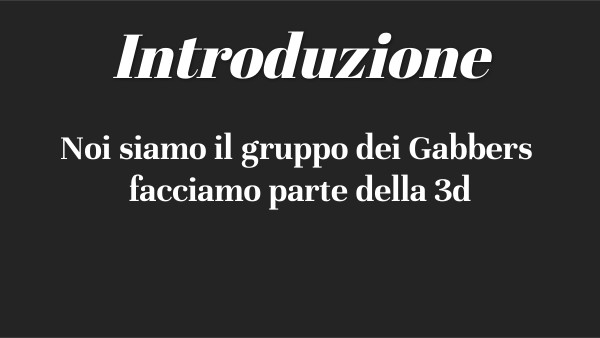 Presentazione minimal