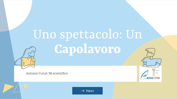 Presentazione Capolavoro del 3° anno di liceo