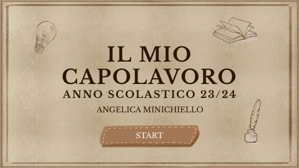 Presentazione Capolavoro Unica scrivere | Genially