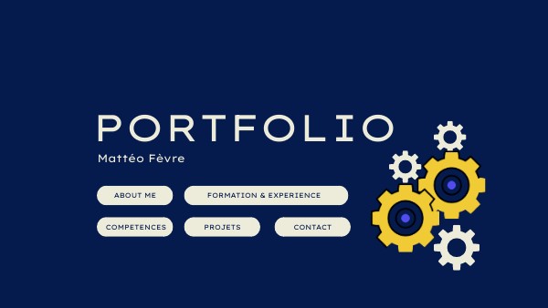 PORTFOLIO Mattéo FEVRE