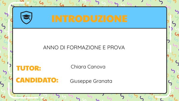 Presentazione progetto