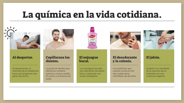 La química en la vida cotidiana.