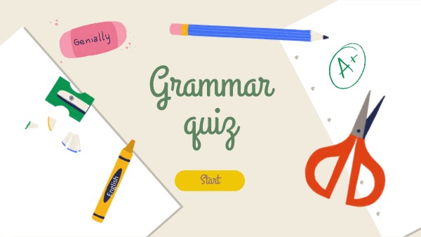 Grammar quiz | Genially
