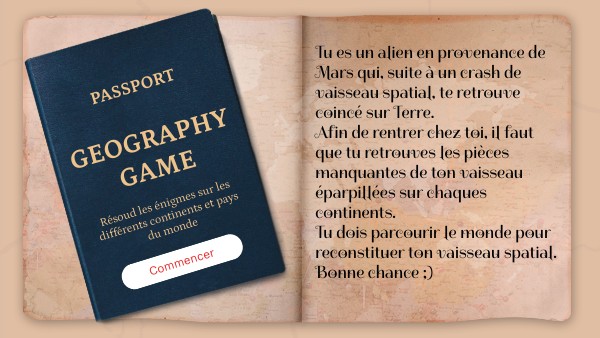 Geography game | Genially
