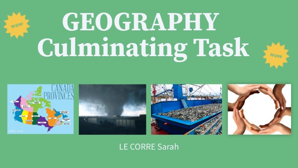 Geography Culmulating