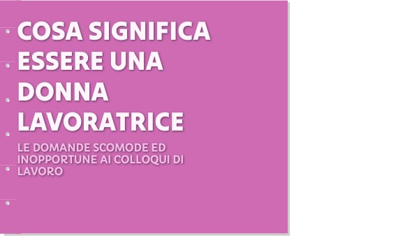 Presentazione minimal