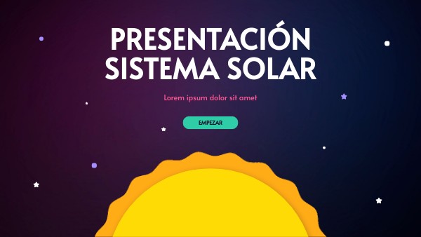 PRESENTACIÓN SISTEMA SOLAR | Genially