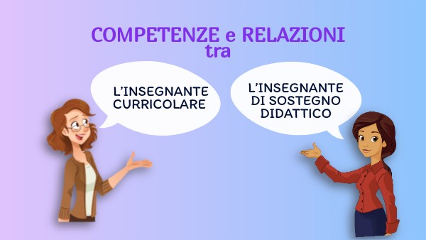 Differenza Tra Asacom E Insegnante Di Sostegno Competenze e relazioni tra insegnante curricolare e di sostegno