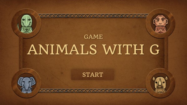 Animals with G - Board Game