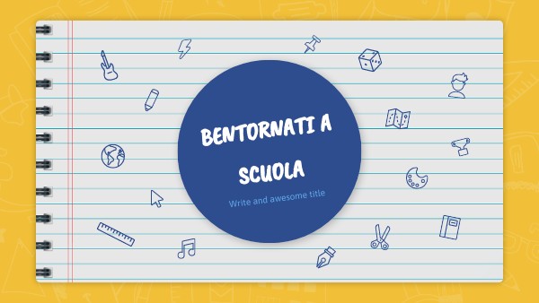 School Notebook Presentation | Genially