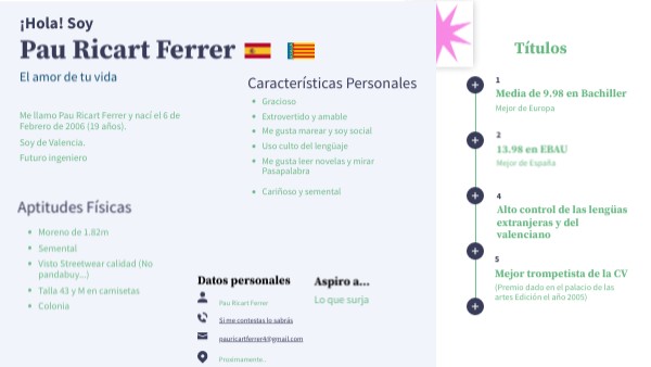 CV Esencial | Genially