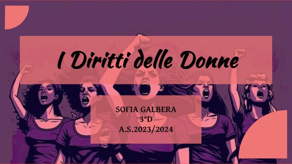 Presentazione "I Diritti delle Donne"