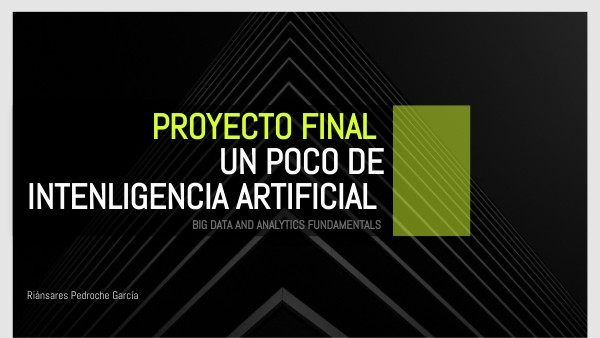 Proyecto Final BIG DATA | Genially