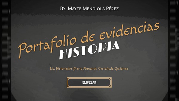 Portafolio de evidencias de Historia