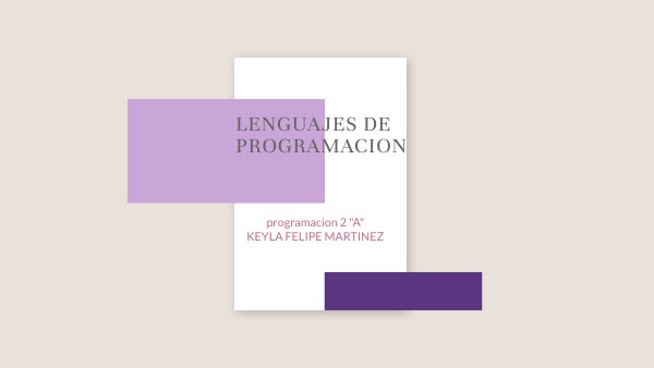 Lenguajes De Programacion | Genially