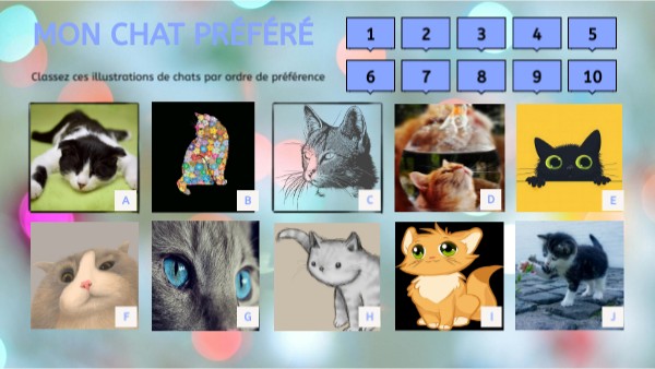 NUMBER THE IMAGES | Genially