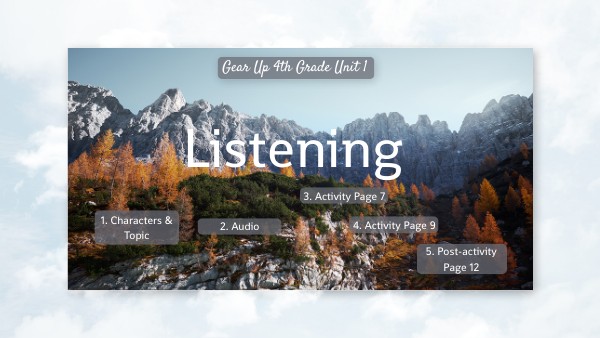 Listening 4th Grade U1 | Genially