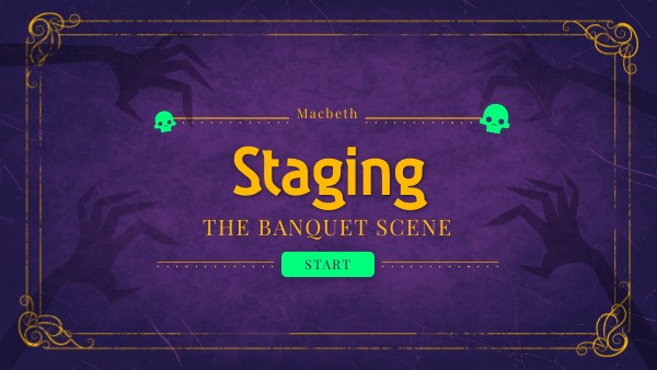 Copy - Staging the banquet scene | Genially