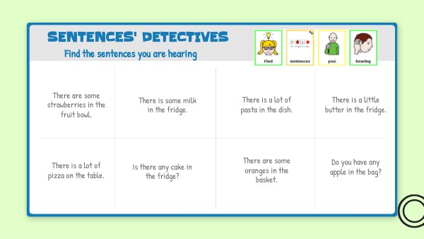 Sentences' detectives