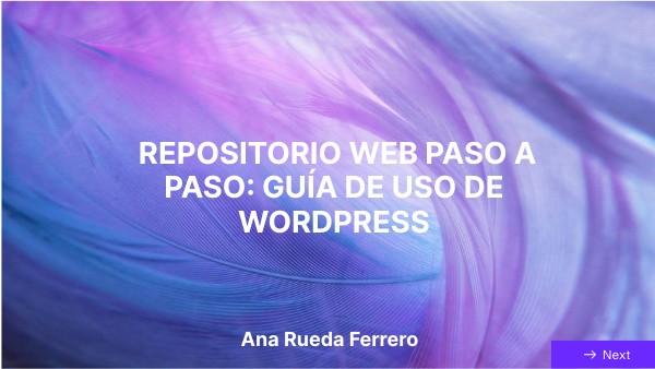 Guía wordpress | Genially