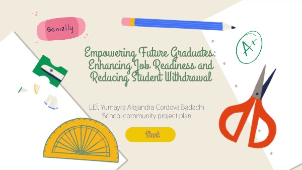 School community project plan. | Genially