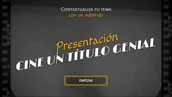 Presentación Cine