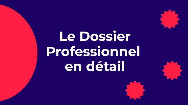 Le dossier professionnel
