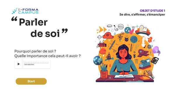 Séquence Français Cap Se Dire S Affirmer S émanciper OE1, Séquence 1 - Séance 1.1 - INTRODUCTION | Genially