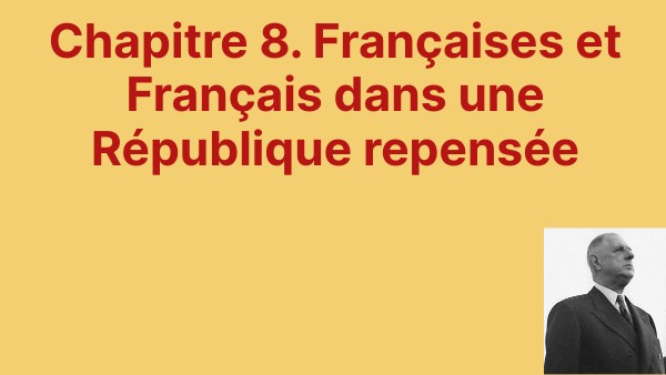 Françaises et Français dans une République repensée